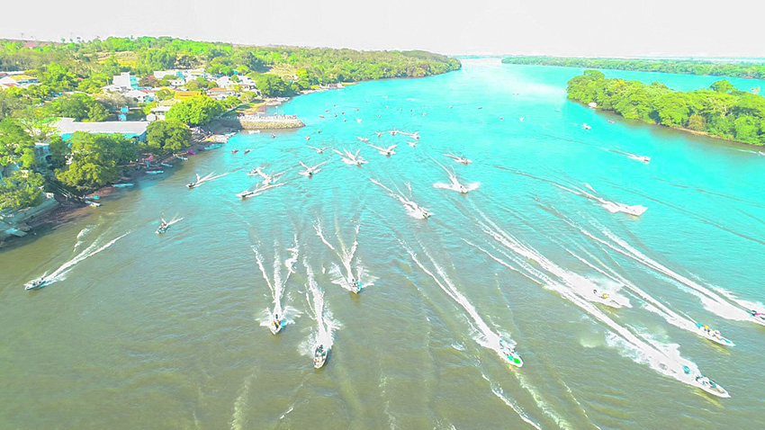 Pesca a Piapara voltou a ser uma grande  festa e  bateu recorde de inscrições em Porto Figueira