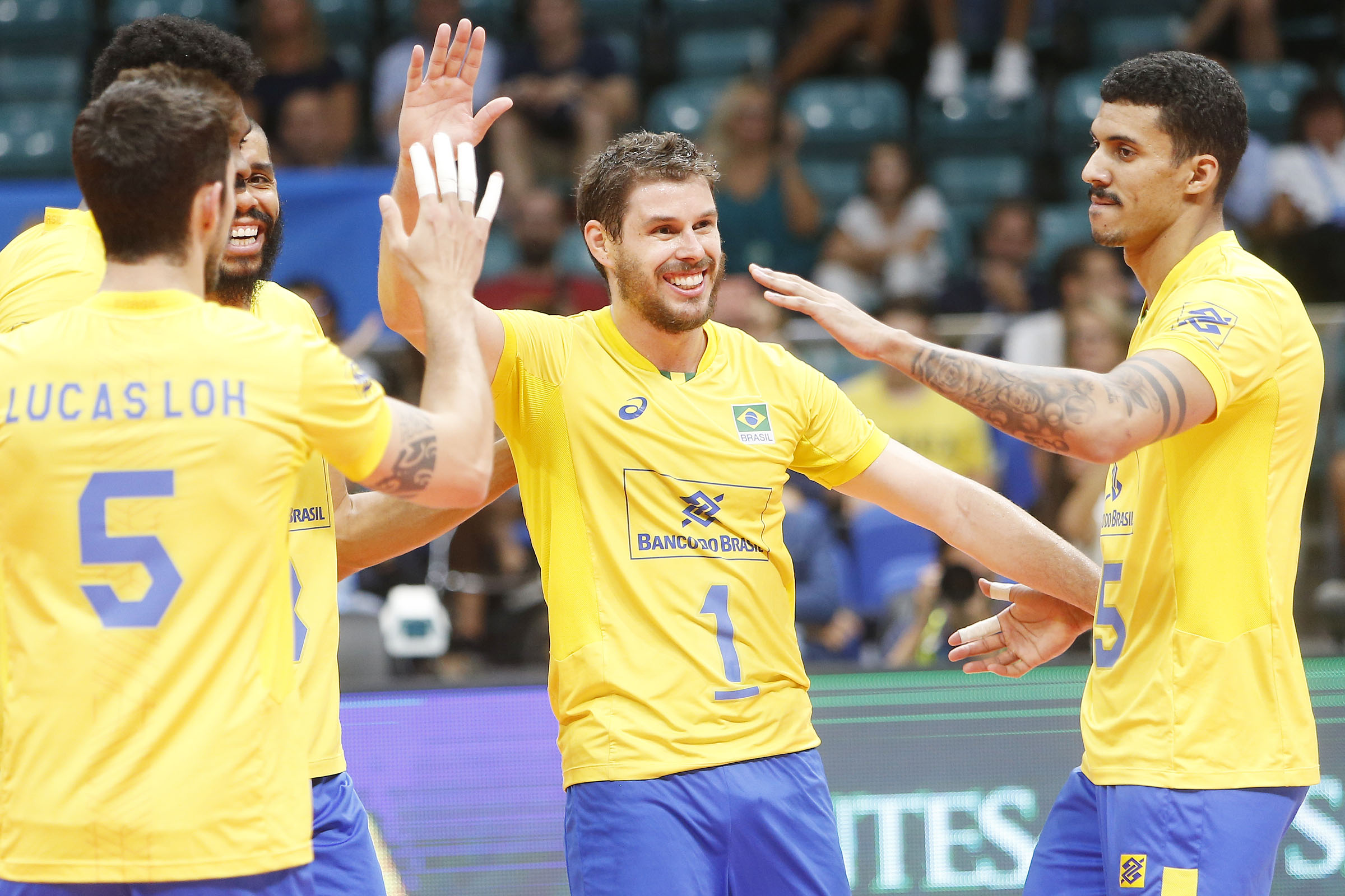 Brasil enfrenta a Rússia e os EUA em 3ª fase do Mundial de vôlei masculino