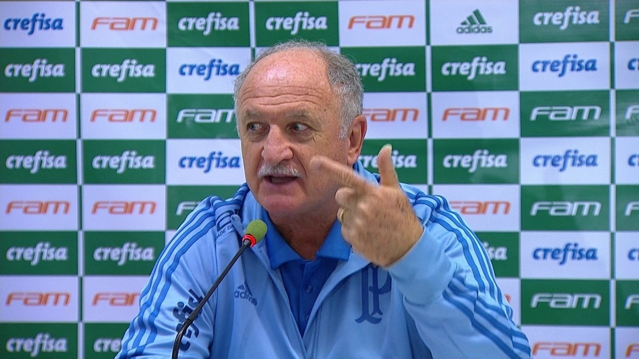 Felipão nega “apagão” por gols no fim e diz que faltou jogo ao Palmeiras