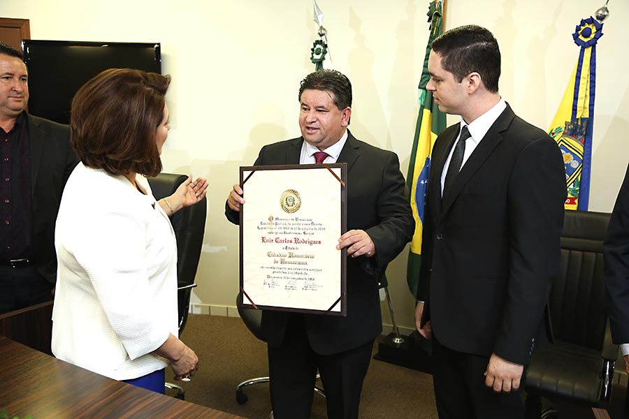 Carlos, do Alfa, o novo Cidadão Honorário de Umuarama