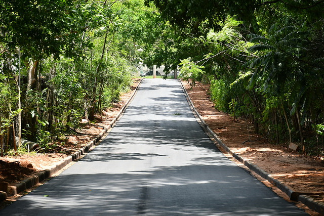 Pista para skate e patinação no bosque Uirapuru