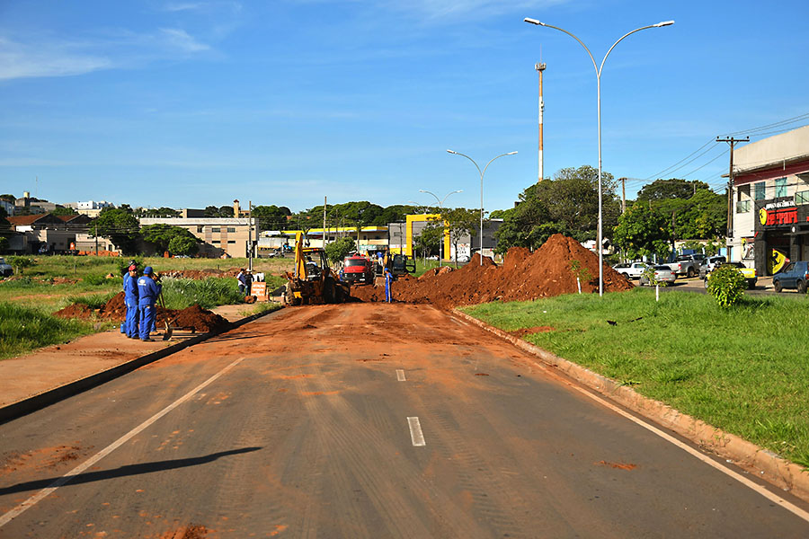Avenida Parigot de Souza será liberada  provisoriamente para trafego de veículos