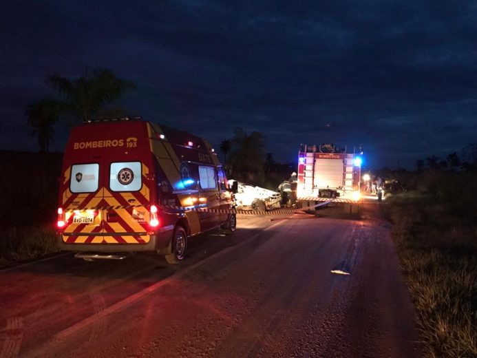 Bebê e homem não resistem ao acidente na PR-468
