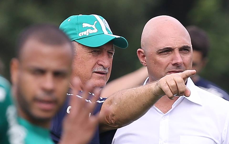 Felipão testa o time titular do Palmeiras