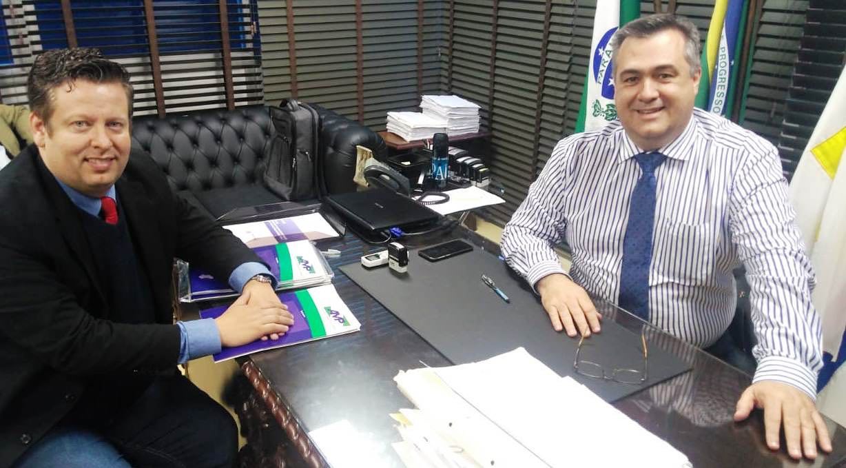 Darlan Scalco participa de evento com governador  e faz visitas em busca de recursos para Pérola