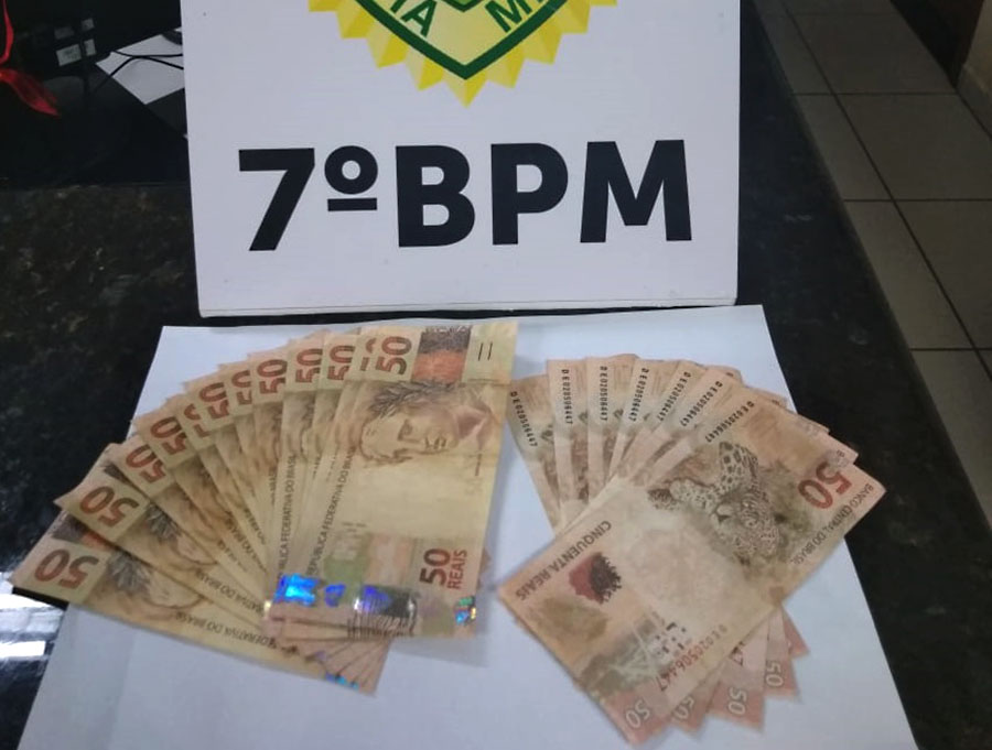 Comerciantes precisam ficar atentos ao derrame de dinheiro falso na região
