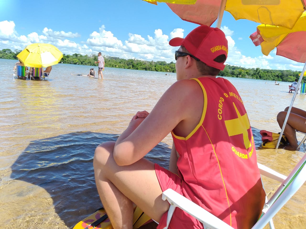 Bombeiros alertam banhistas sobre os perigos de rios e lagoas