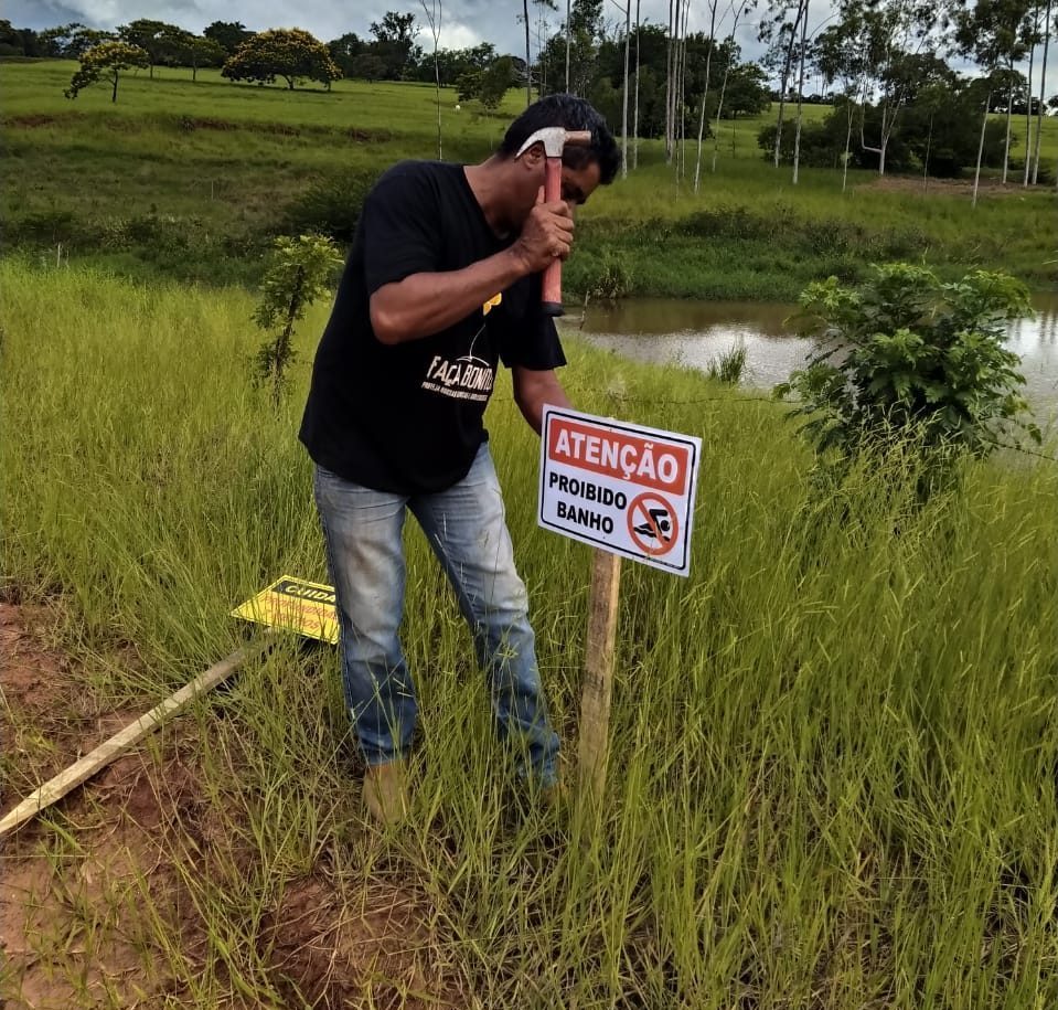 Após afogamentos, represa recebe sinalização que proíbe banho