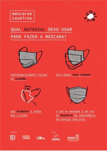 Jornal Ilustrado - Cartazes orientam sobre confecção e descarte de máscaras e luvas