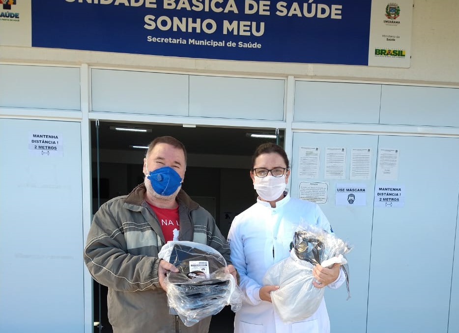 APP Sindicato doa mil máscaras para unidades de saúde em Umuarama
