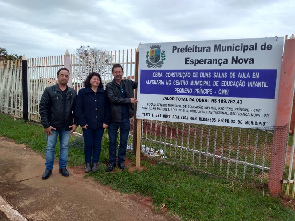 Novos investimentos na Educação de Esperança Nova