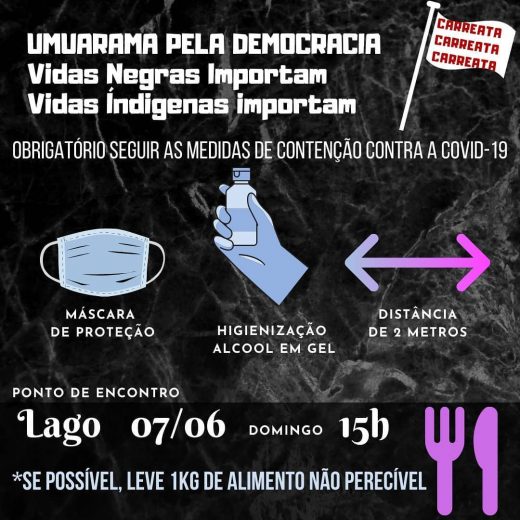 Jornal Ilustrado - Umuaramenses realizam carreata em prol das vidas negras e indígenas