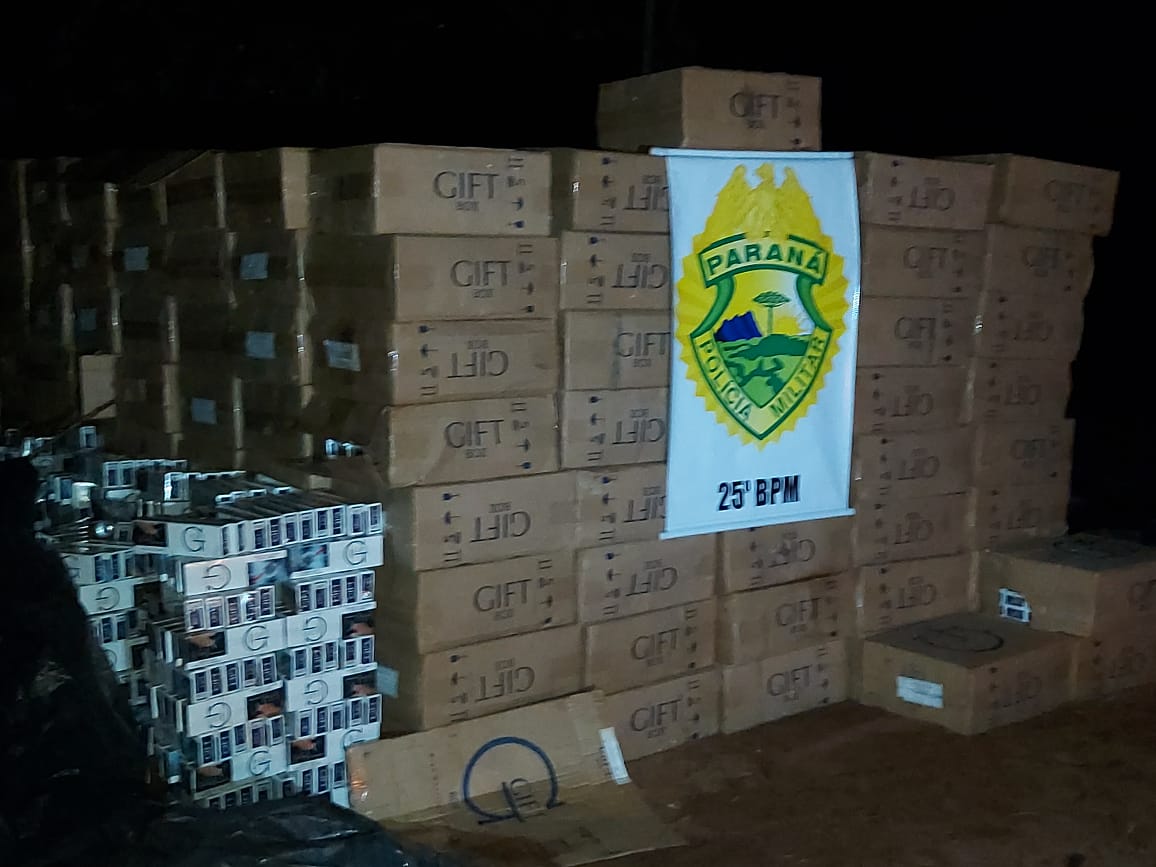 Depósito de contrabando é estourado em São Jorge do Patrocínio