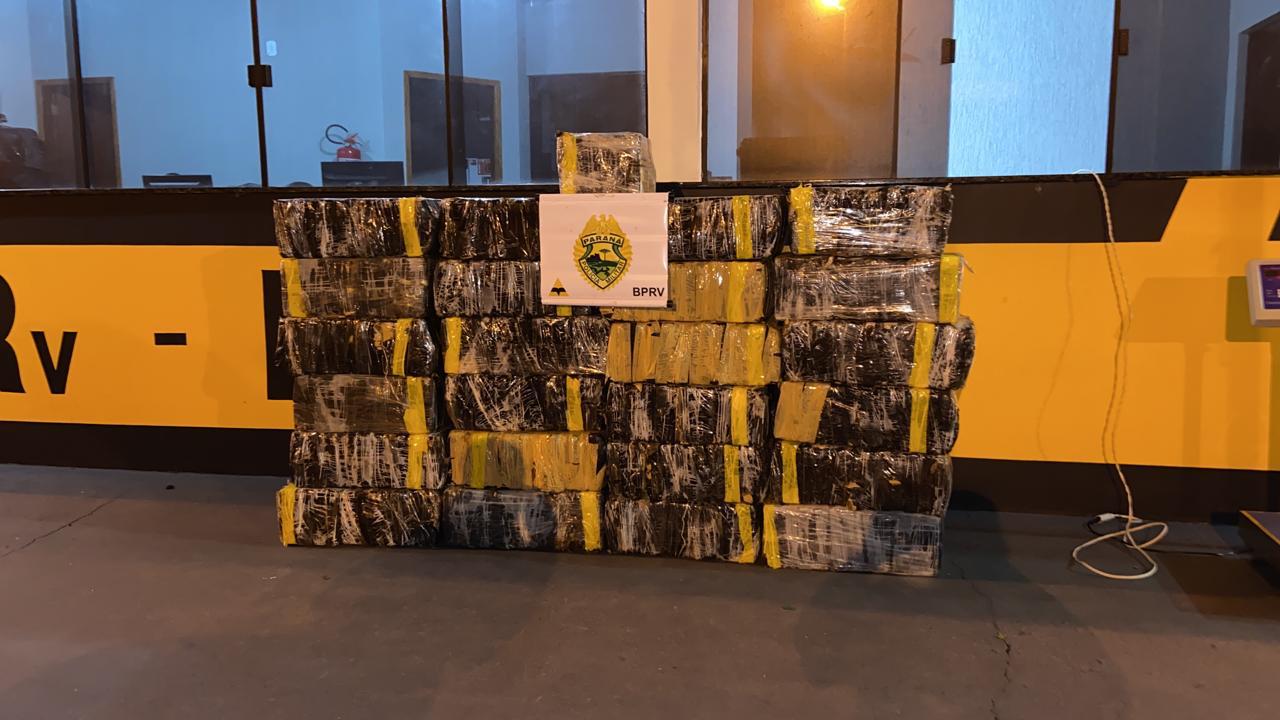 PRE de Iporã apreende quase 500 quilos de maconha