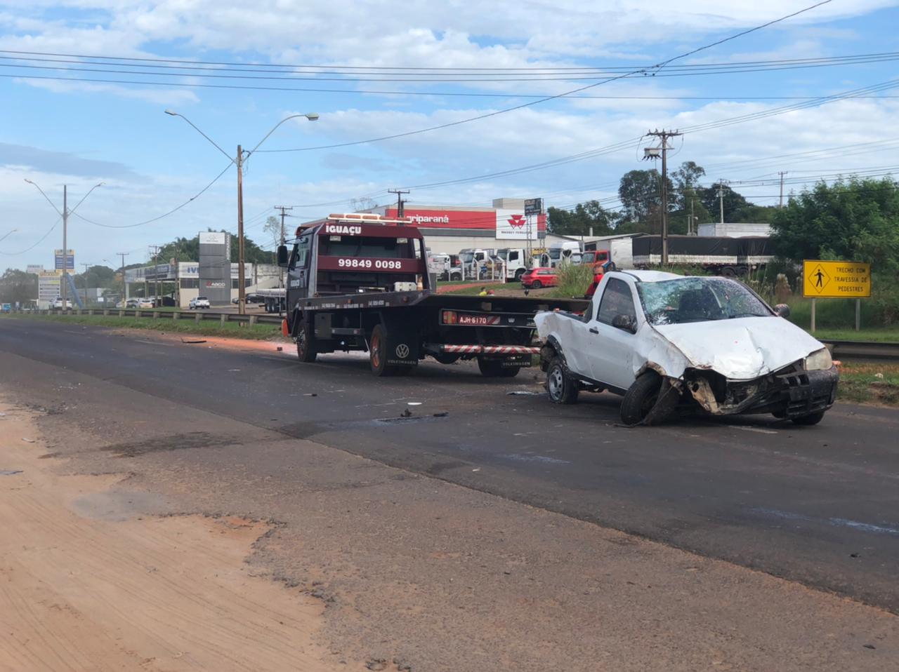 Em fuga da PRE, motorista causa acidente na rodovia PR-323, em Umuarama