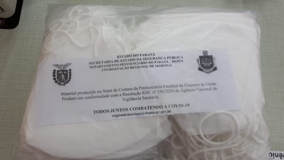 Jornal Ilustrado - Detentos da Peco confeccionam insumos para Uopeccan há um ano