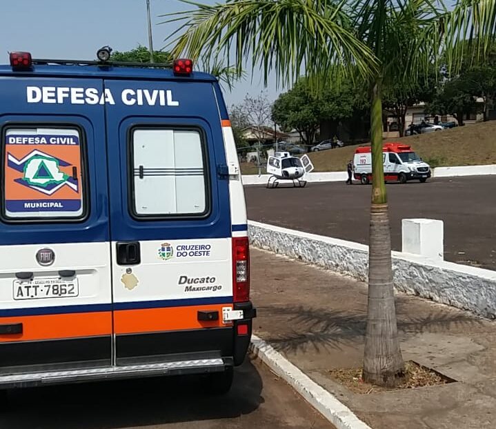 Jovem sofre descarga elétrica e é transferido as pressas para Londrina