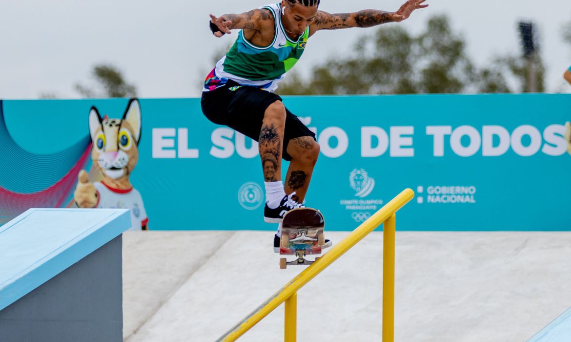 Jornal Ilustrado - Skate brasileiro estreia em 1º dia de Jogos Sul-Americanos de Assunção   