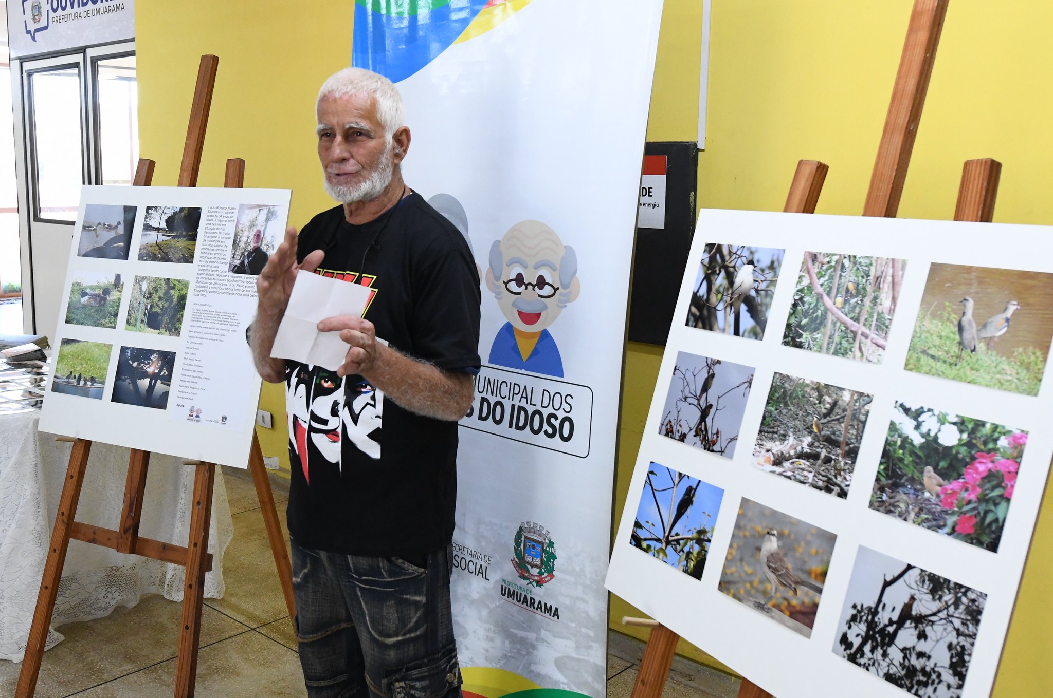 Jornal Ilustrado - Fotógrafo em situação de rua expõe fotos no centro cultural de Umuarama