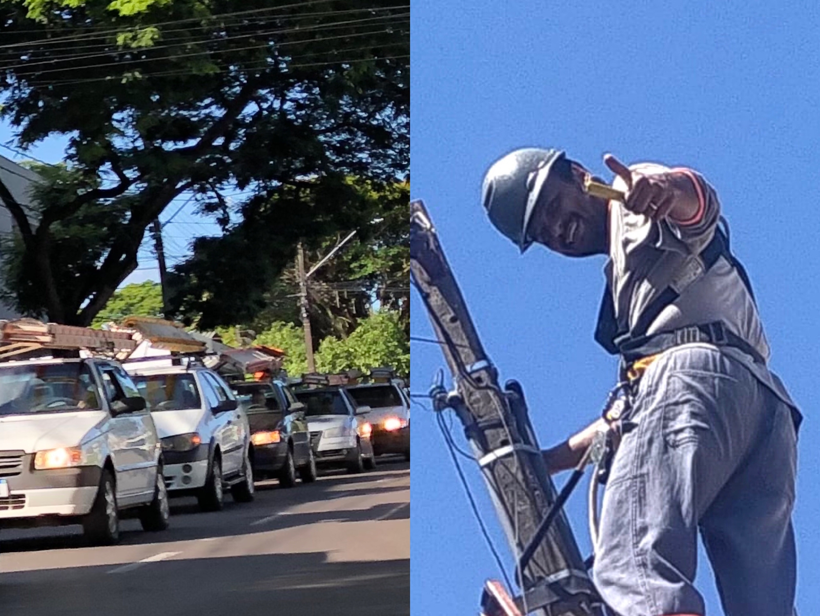 Trabalhadores Prestam Homenagem A Colega Morto Por Descarga Elétrica Em Umuarama Jornal Ilustrado 8630