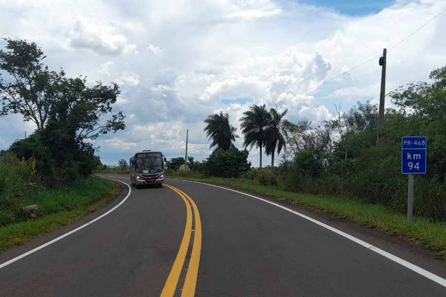 DER reforça sinalização de rodovia em Umuarama para aumentar segurança