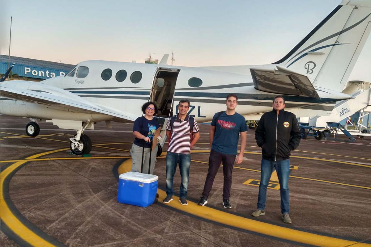 Aeronave do Estado agiliza transplante em Maringá com captação rápida em Ponta Porã