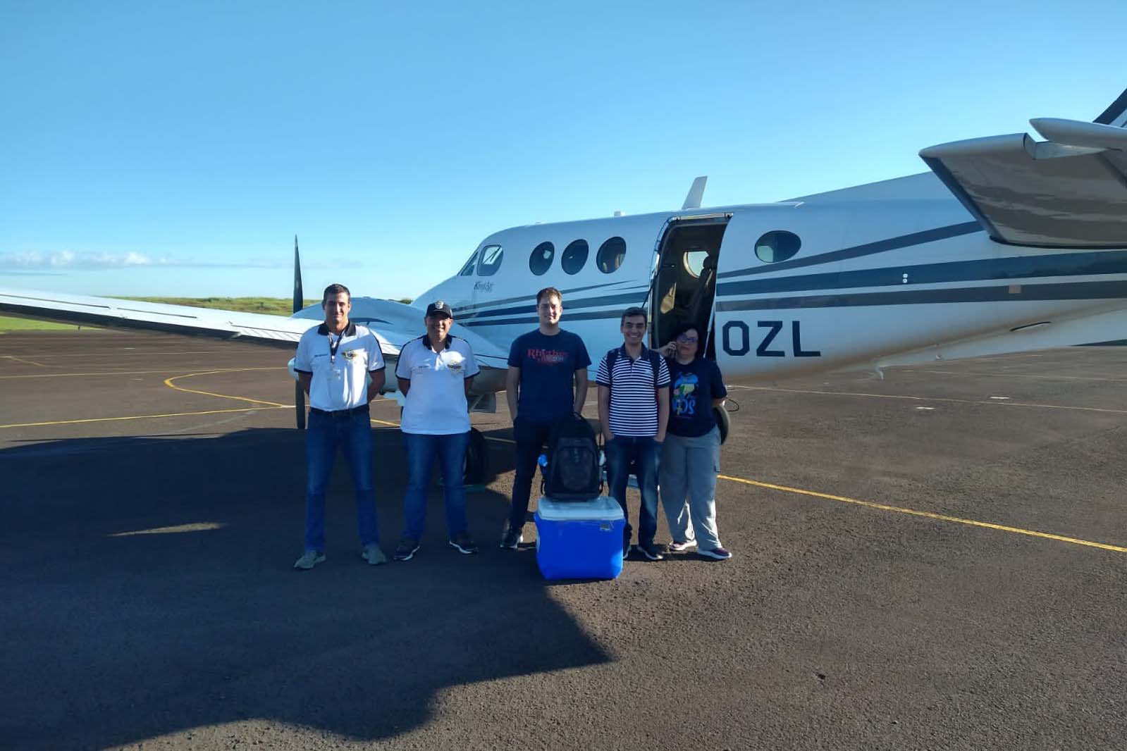 Jornal Ilustrado - Aeronave do Estado agiliza transplante em Maringá com captação rápida em Ponta Porã