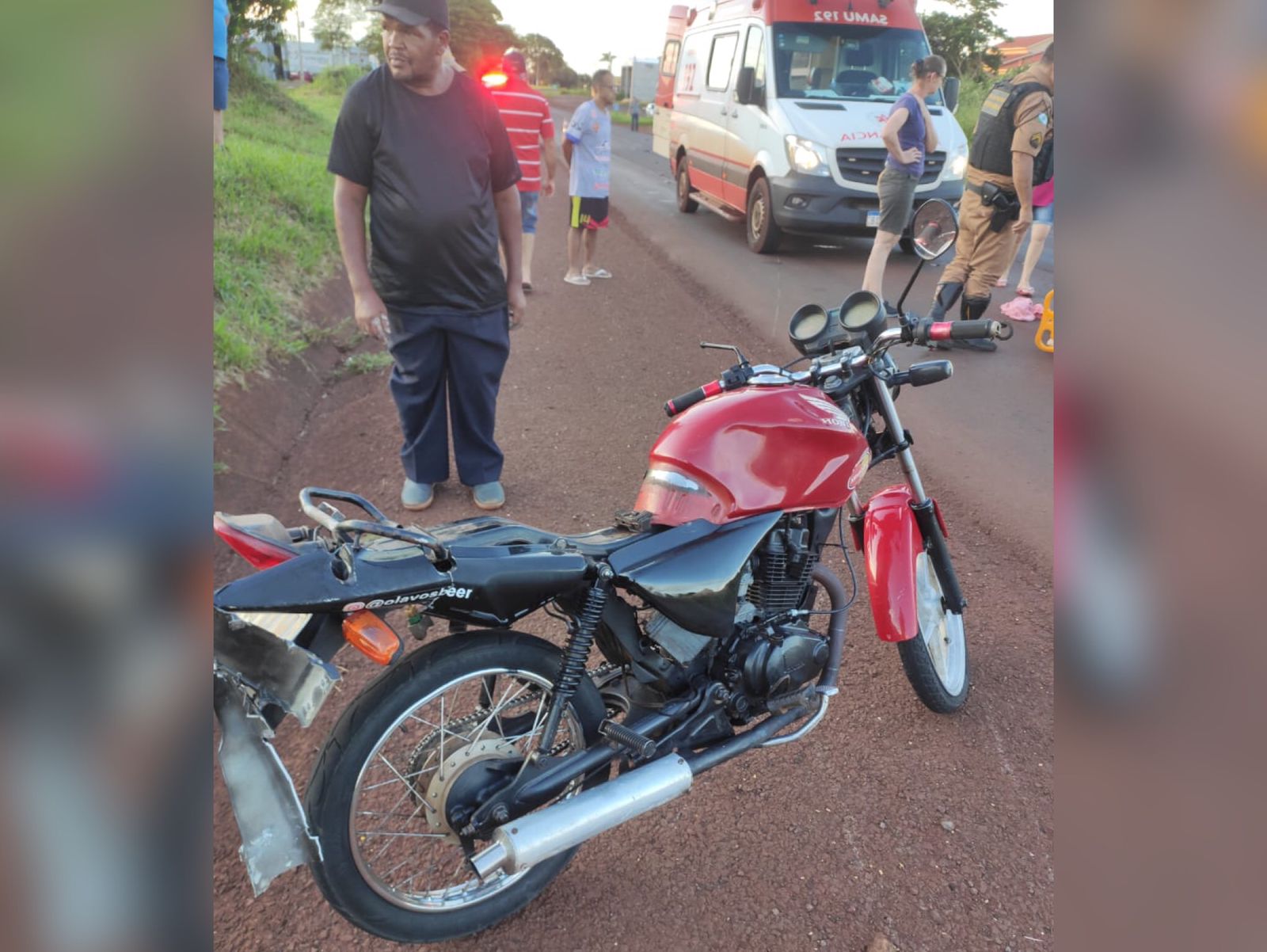 Jornal Ilustrado - Motociclista sofre ferimentos graves após acidente em Assis Chateubriand 