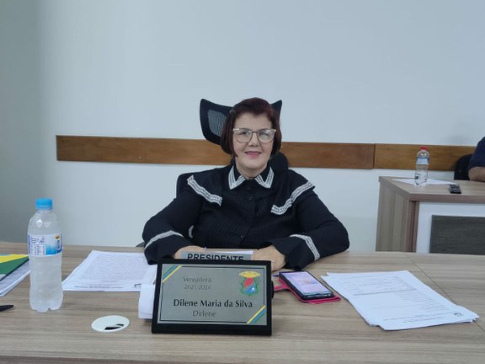 Vereadora Dirlene é a primeira mulher a presidir a Câmara Municipal de Icaraíma