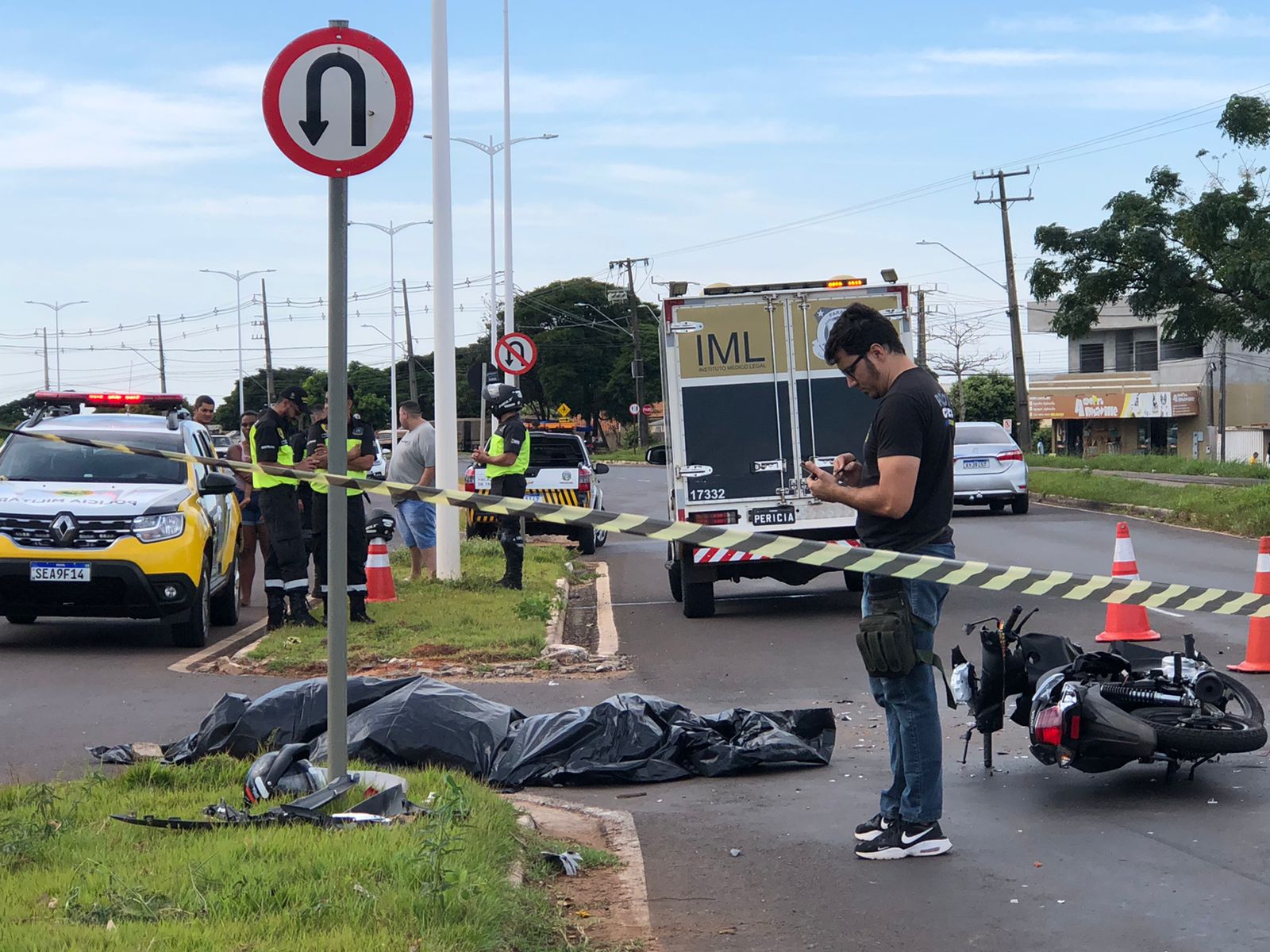 Jornal Ilustrado - Morre motociclista vítima de acidente na avenida Portugal, em Umuarama