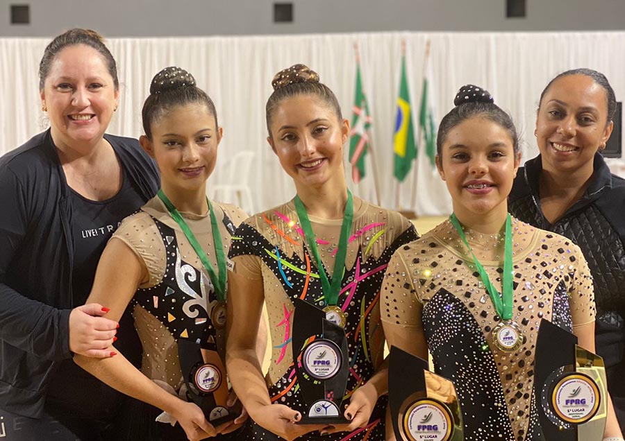 Equipe de Ginástica Rítmica de Umuarama conquista títulos no Campeonato Paranaense