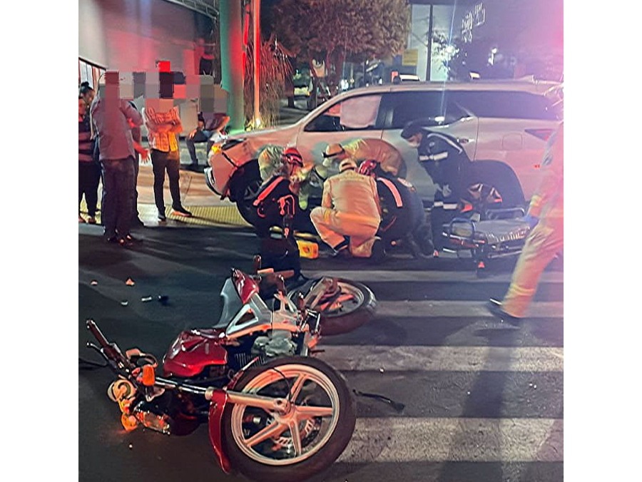 Homem de 31 anos sofre ferimentos graves após acidente de trânsito em Umuarama