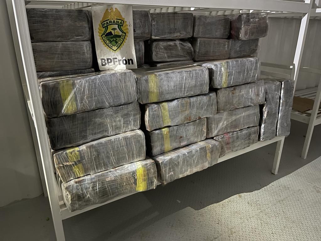 PM apreende 984,5 kg de drogas em Santa Helena