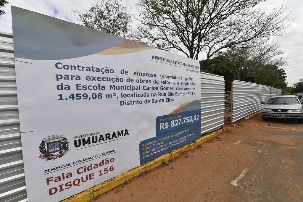 Jornal Ilustrado - Obras de reforma e ampliação de escola municipal avançam em Santa Eliza