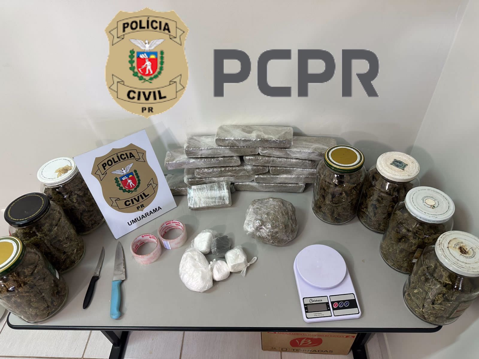 Jornal Ilustrado - Polícia Civil desarticula centro de distribuição de drogas em Umuarama