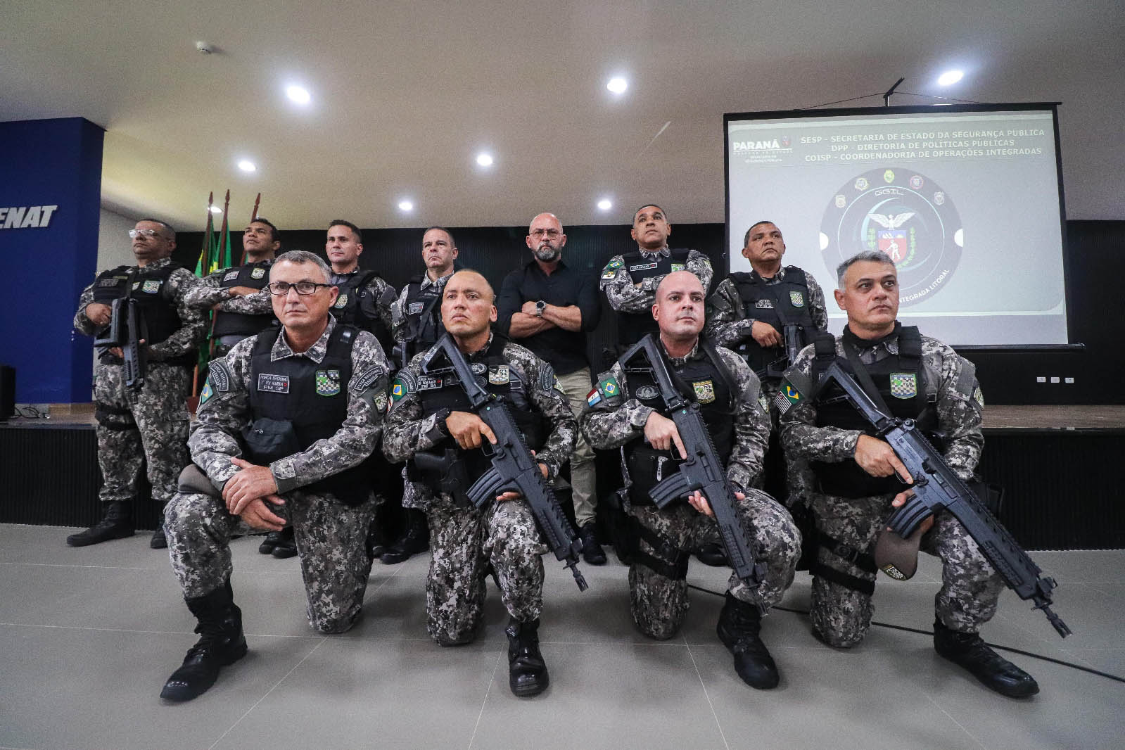 Jornal Ilustrado - Força Nacional reforça Operação Vazadas, da Secretaria de Segurança Pública, no Litoral