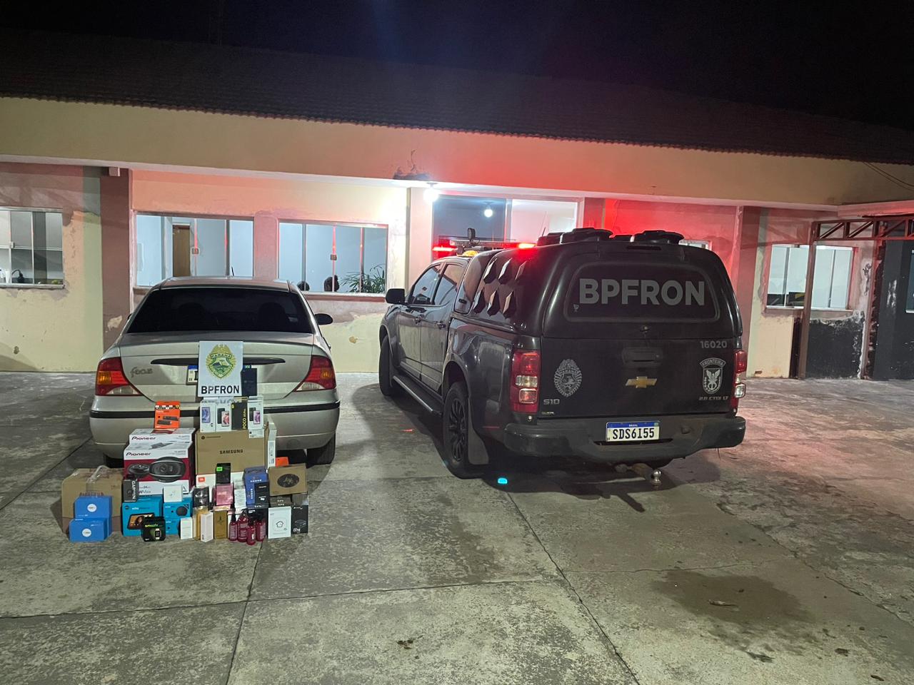 Jornal Ilustrado - BPFron apreende veículo carregado com mercadoria contrabandeada a Ubiratã 