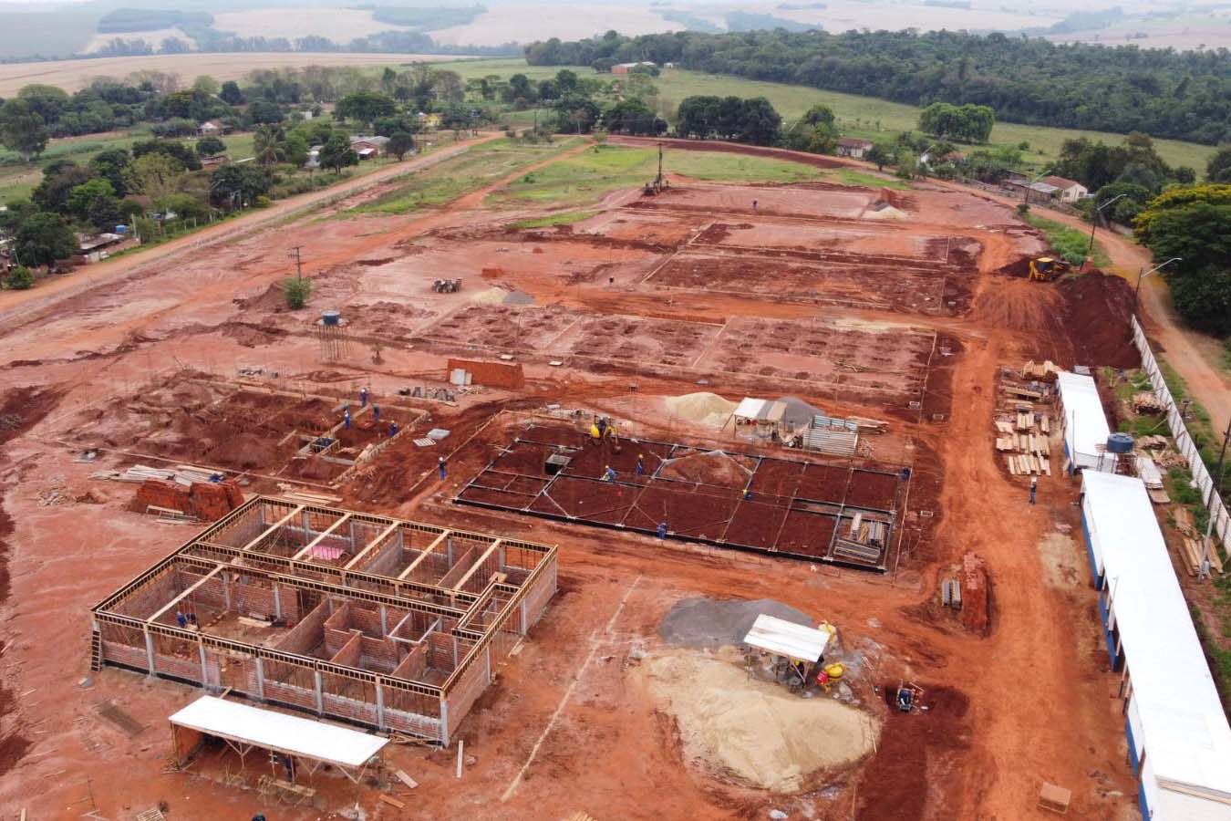 Jornal Ilustrado - Construção do novo colégio agrícola de Goioerê avança em ritmo acelerado