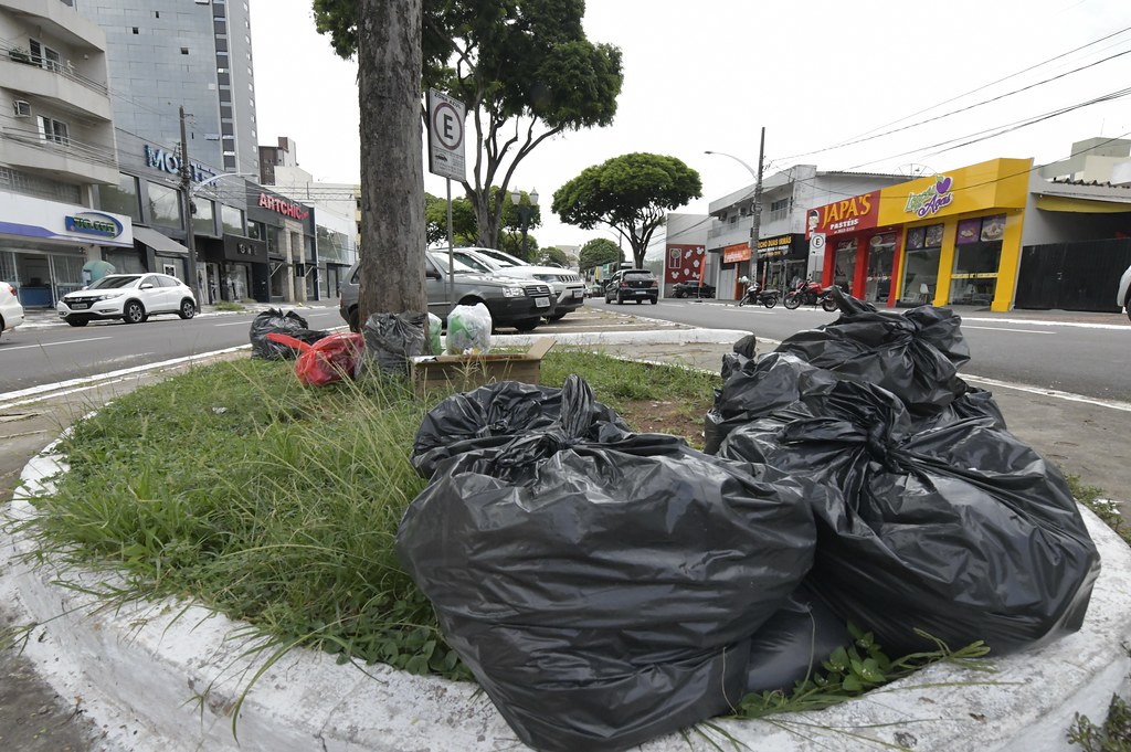 Jornal Ilustrado - Prefeitura busca identificar empresa que descartou lixo em canteiro da avenida Paraná