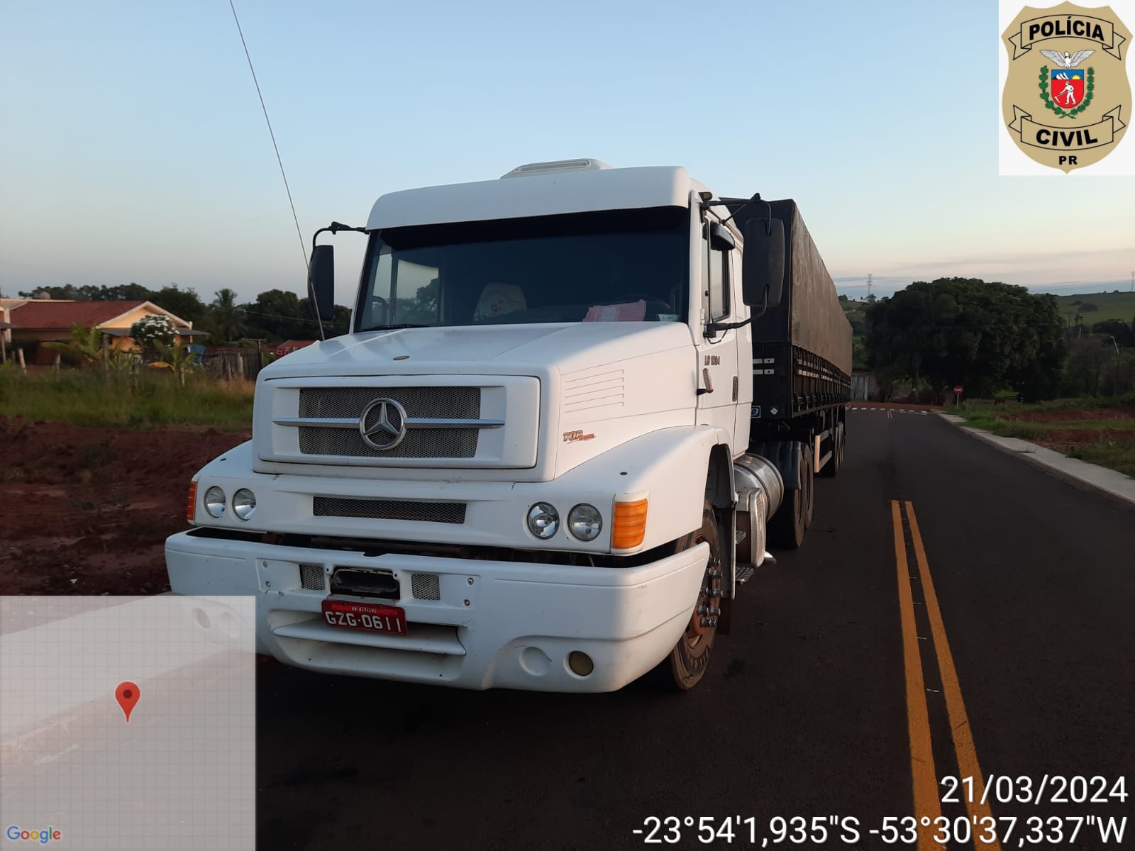 Jornal Ilustrado - Polícia Civil cumpre mandado de busca e apreensão e recupera caminhão em Cafezal do Sul 