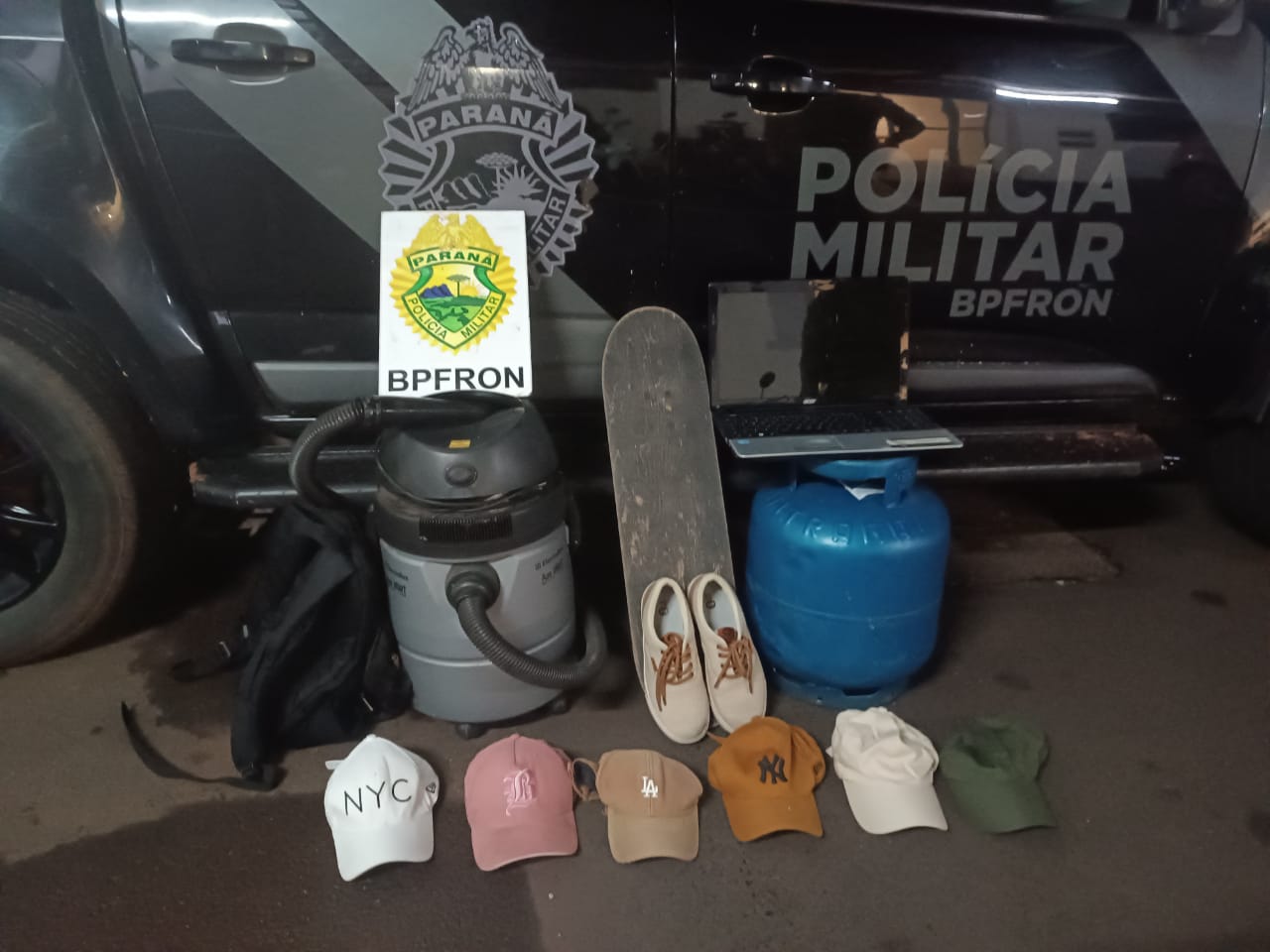 Suspeito de furtar residências é preso pelo BPFron em Umuarama  