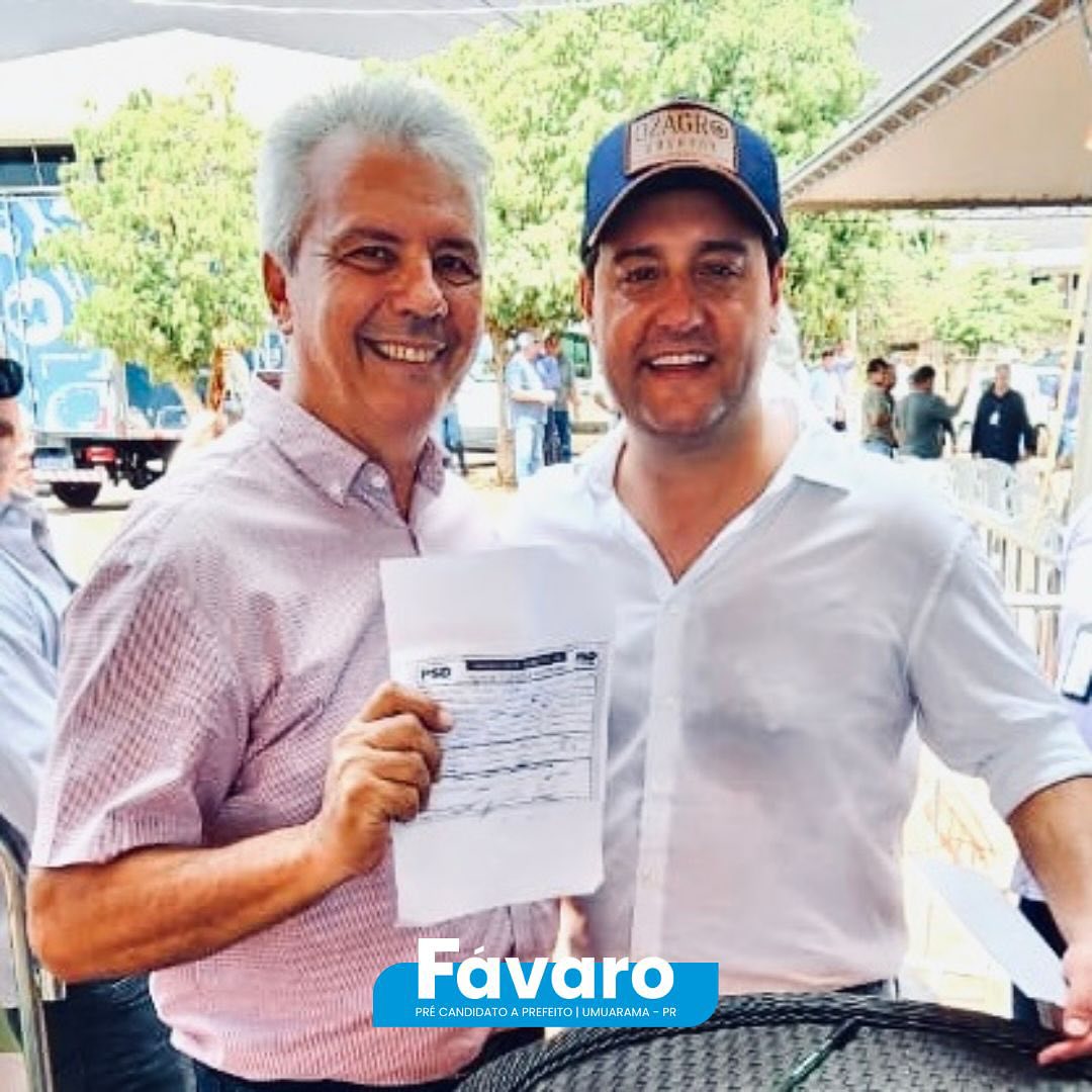 Jornal Ilustrado - Engenheiro agrônomo Fávaro é o pré-candidato do PSD à Prefeitura de Umuarama