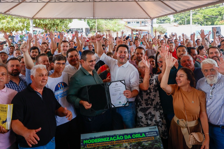 Governador Ratinho Junior libera R$ 29,6 milhões para obras em Icaraíma