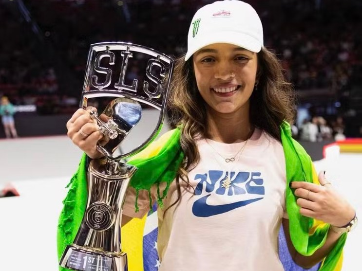 Jornal Ilustrado - Rayssa Leal conquista etapa da Liga Mundial de Street Skate