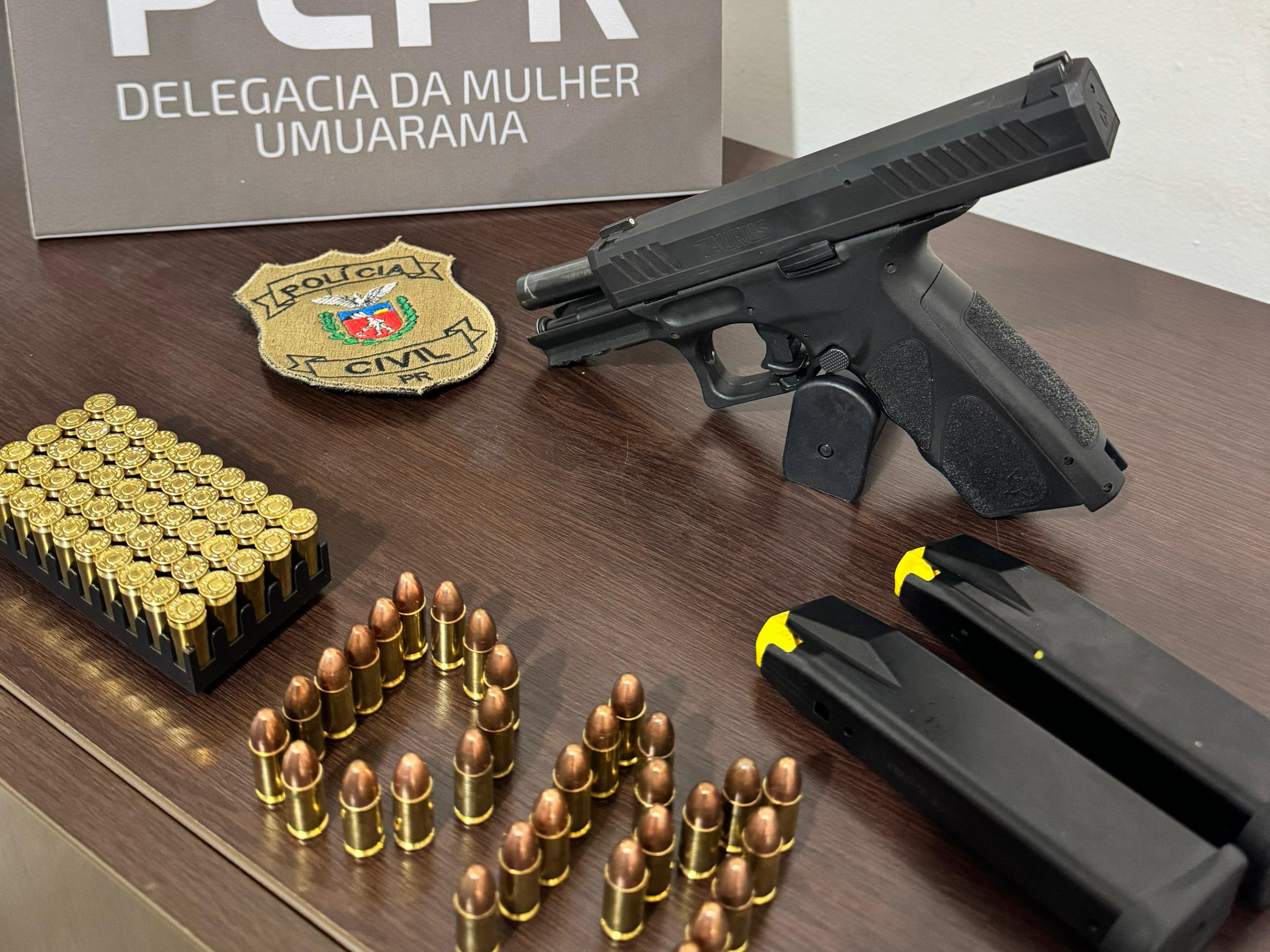 Jornal Ilustrado - Polícia Civil apreende arma de fogo e munições em investigação de violência doméstica 