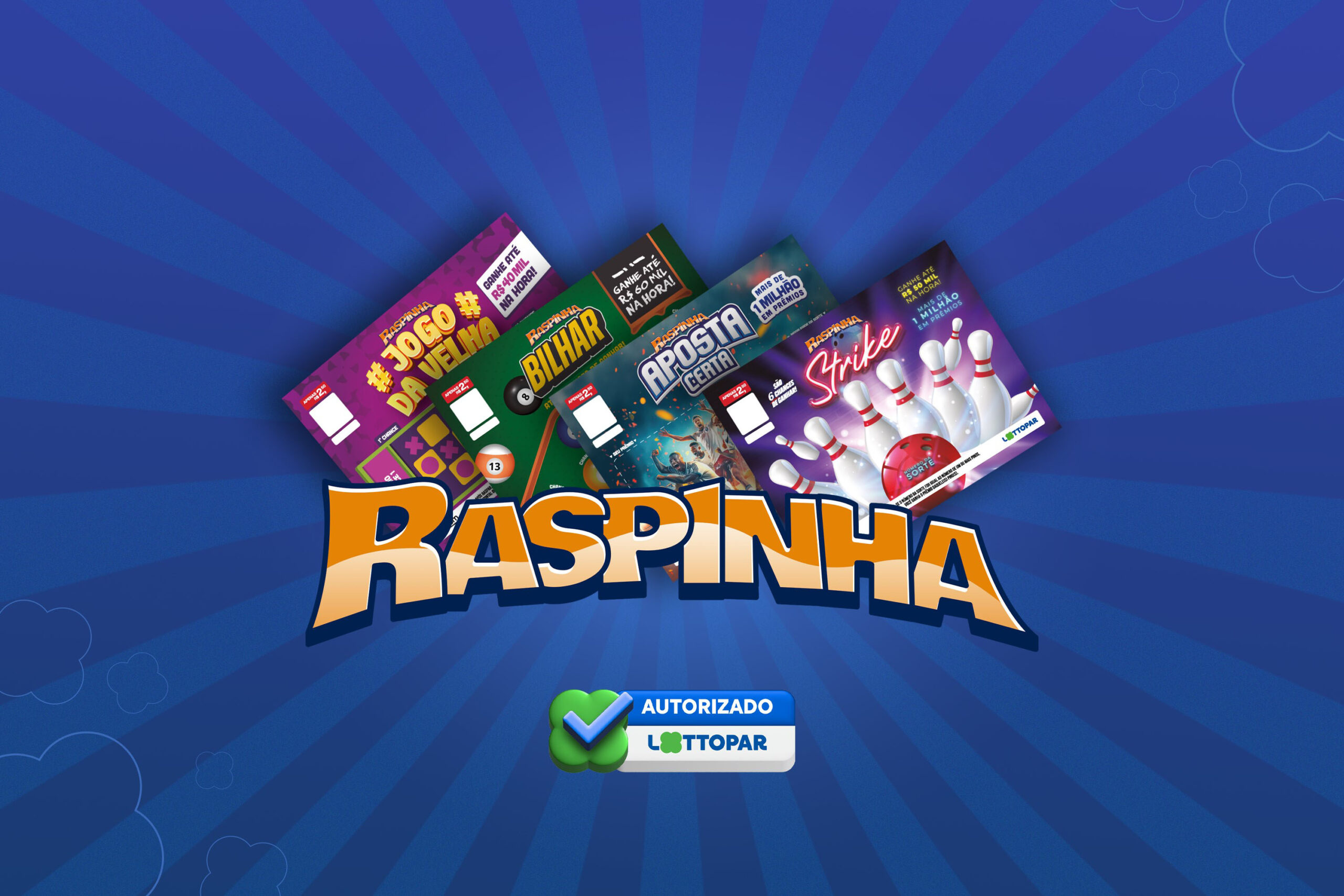 Jornal Ilustrado - Regulamentação da Lottopar autoriza apostas instantâneas da Raspinha a partir desta sexta