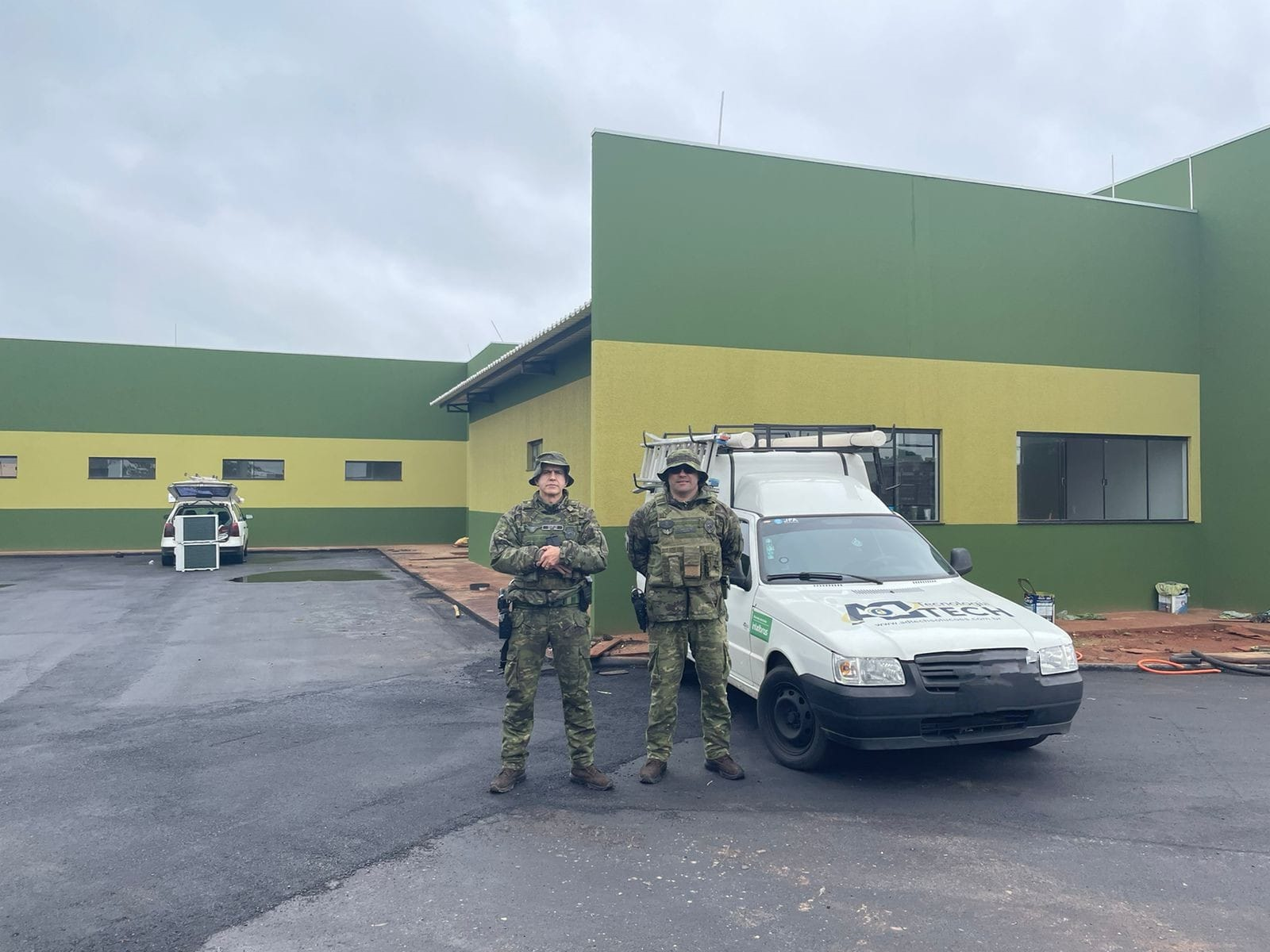 Jornal Ilustrado - Comandante do BPFron visita obras da 4ª Companhia em Umuarama 