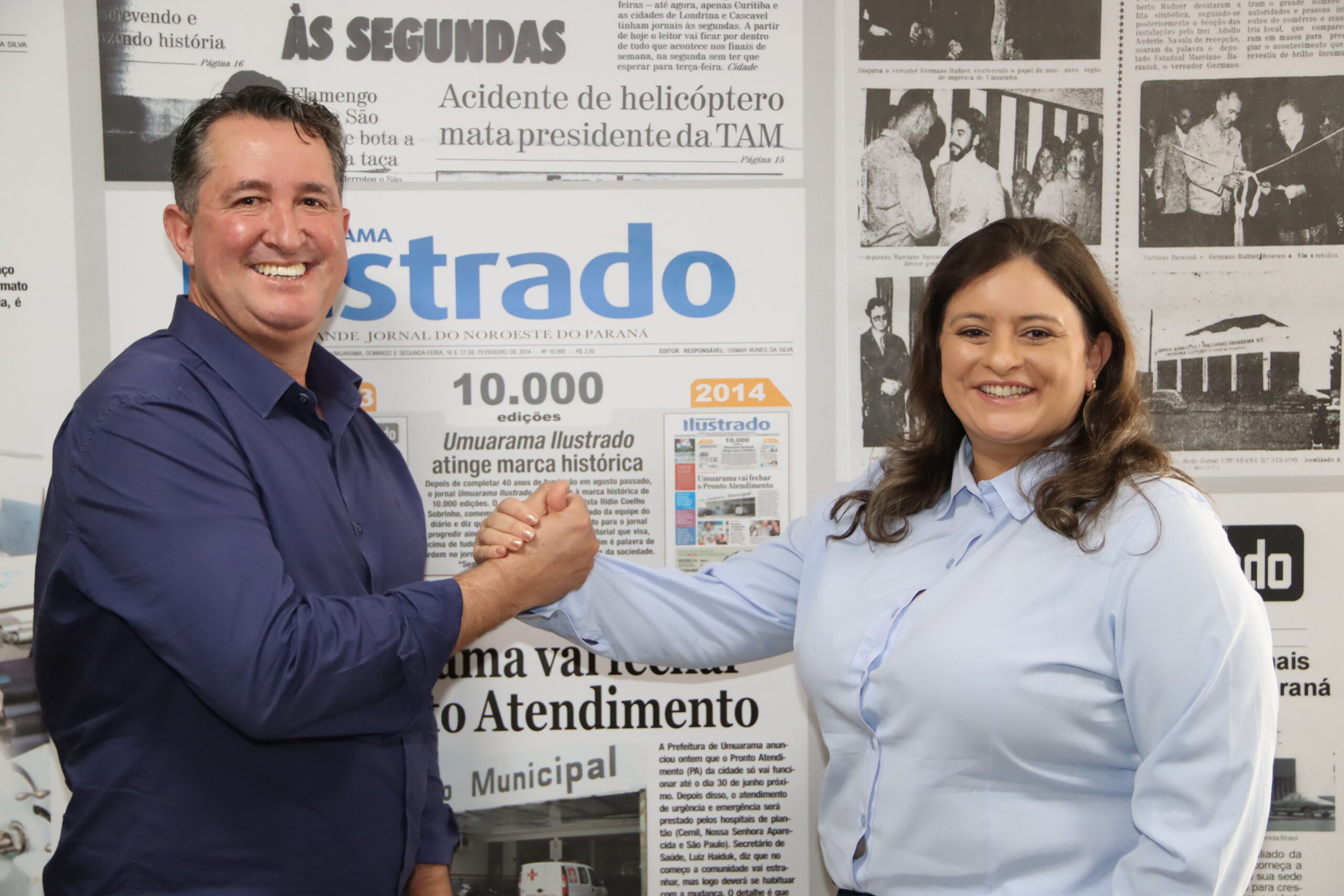 Jornal Ilustrado - Pimentel anuncia Ana Novais como pré-candidata a vice na disputa pela prefeitura de Umuarama 