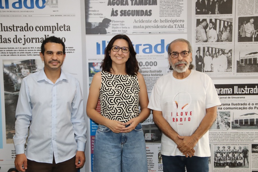 Juliana Meirinho visita Grupo Ilustrada e apresenta propostas como candidata à Prefeitura de Icaraíma