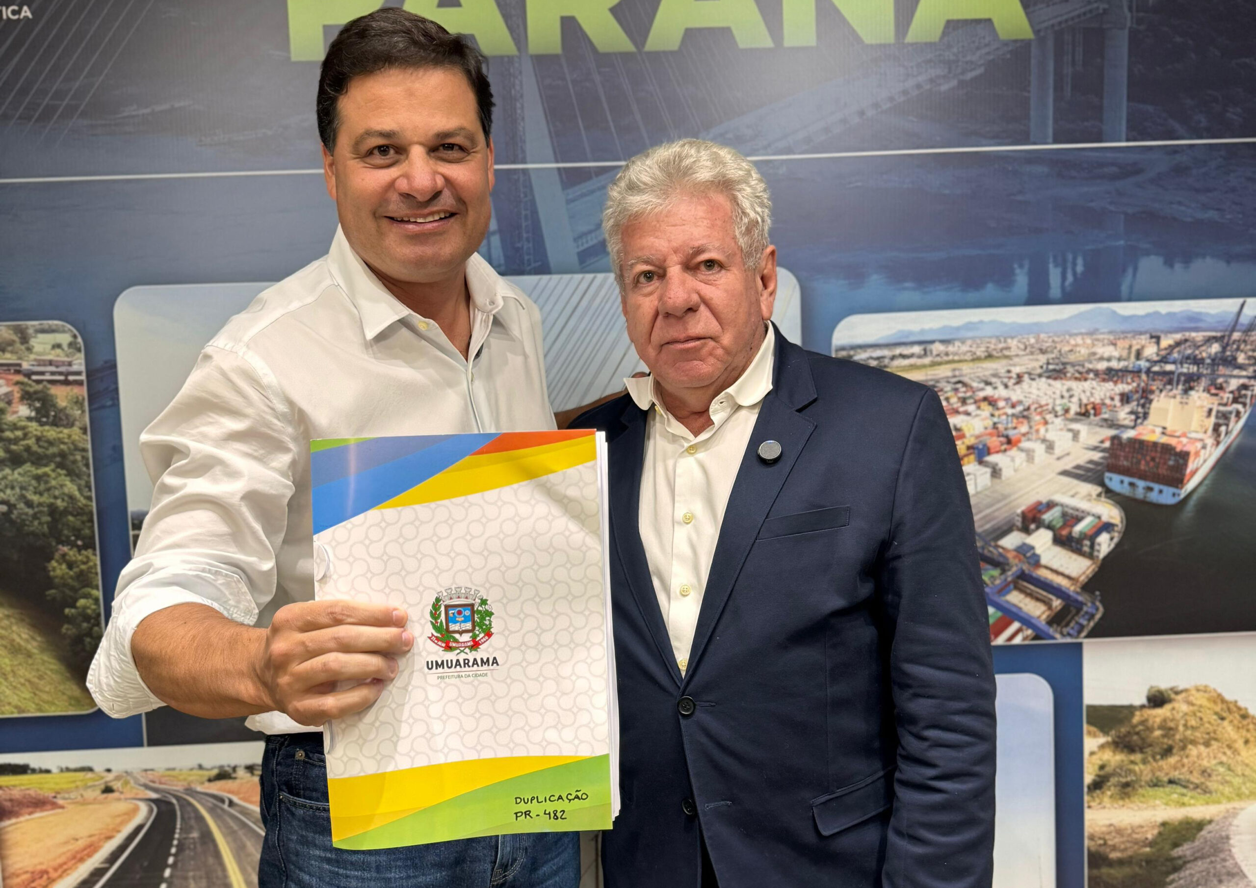 Scanavaca entrega ao governo projeto de duplicação da ligação Umuarama à Boiadeira